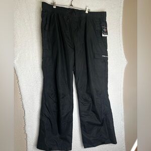 Arctix‎ Men’s Sentinel Fleece Lined Black Cargo Snow Pants sz XXL Regular